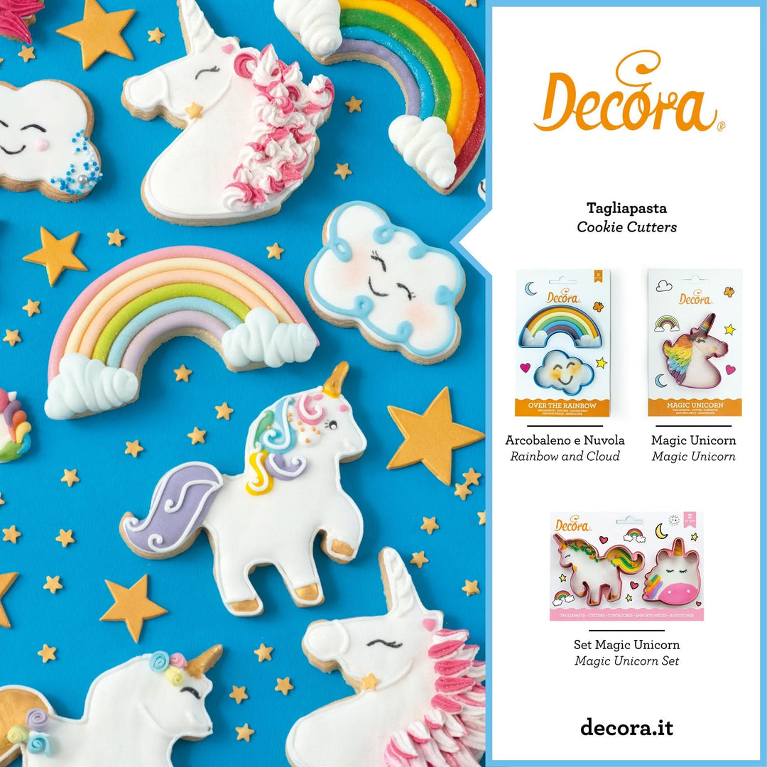 Decora Rainbow and Cloud Cookie Cutters Set - HUNA