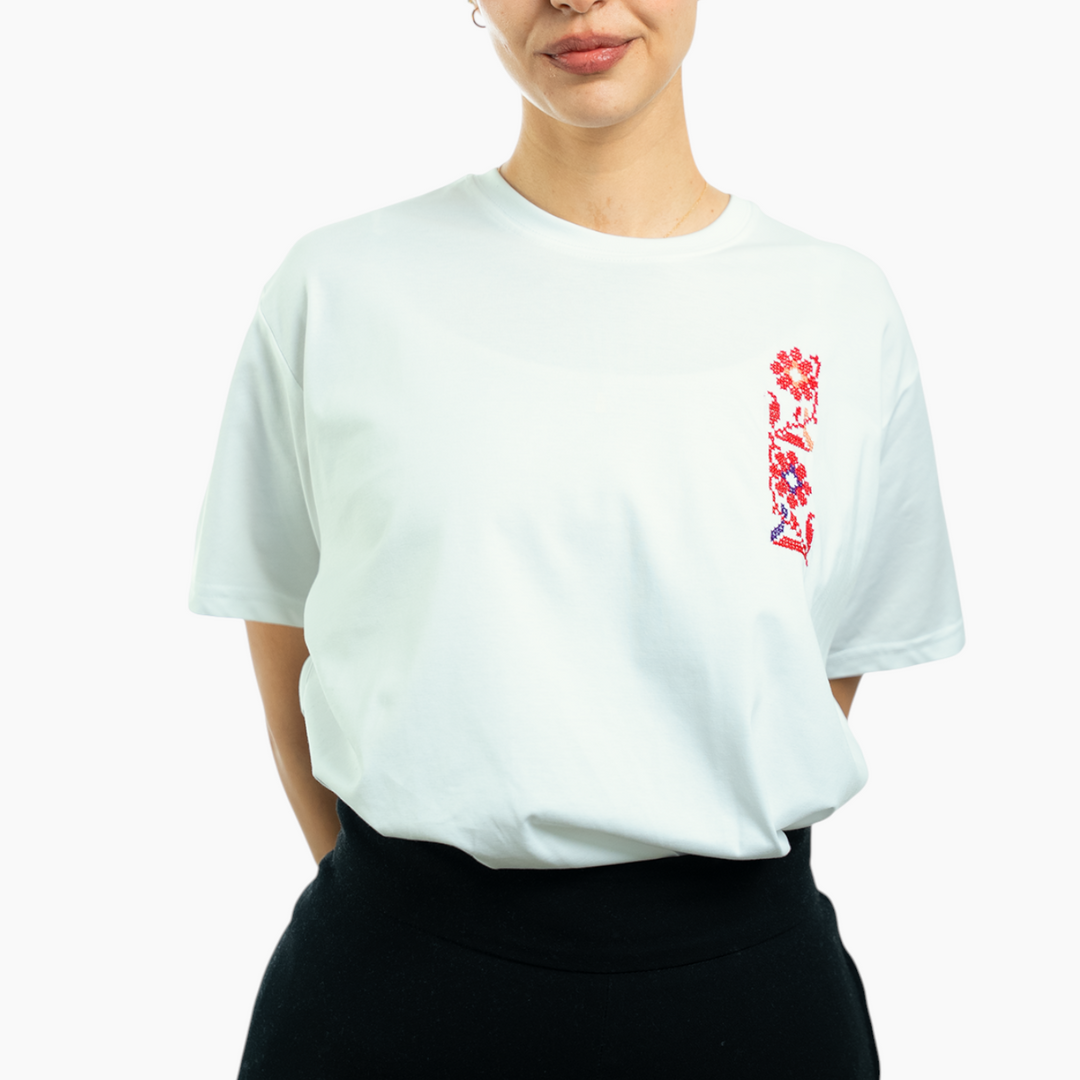 Ramallah T-Shirt - Al Ward (The flowers)