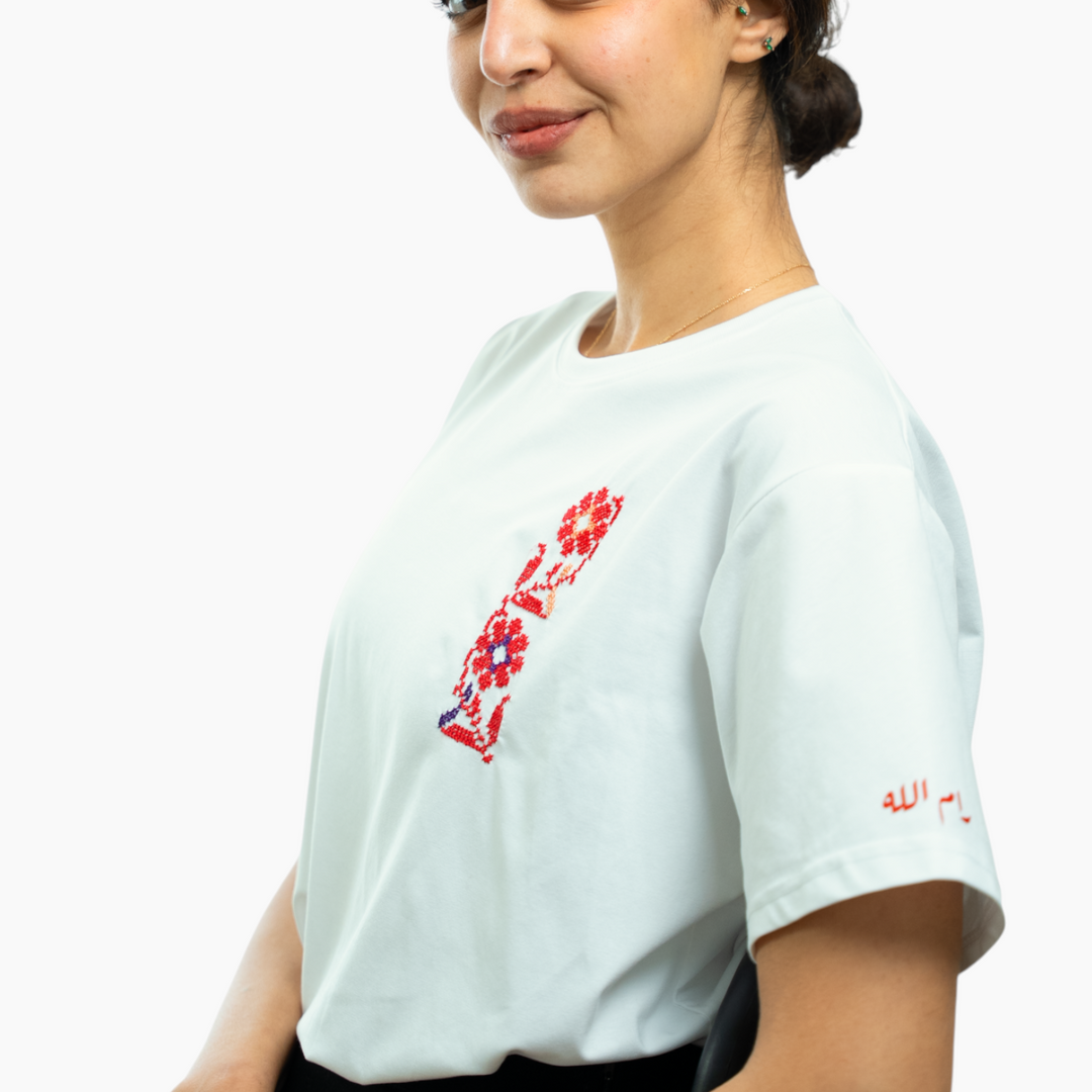 Ramallah T-Shirt - Al Ward (The flowers)