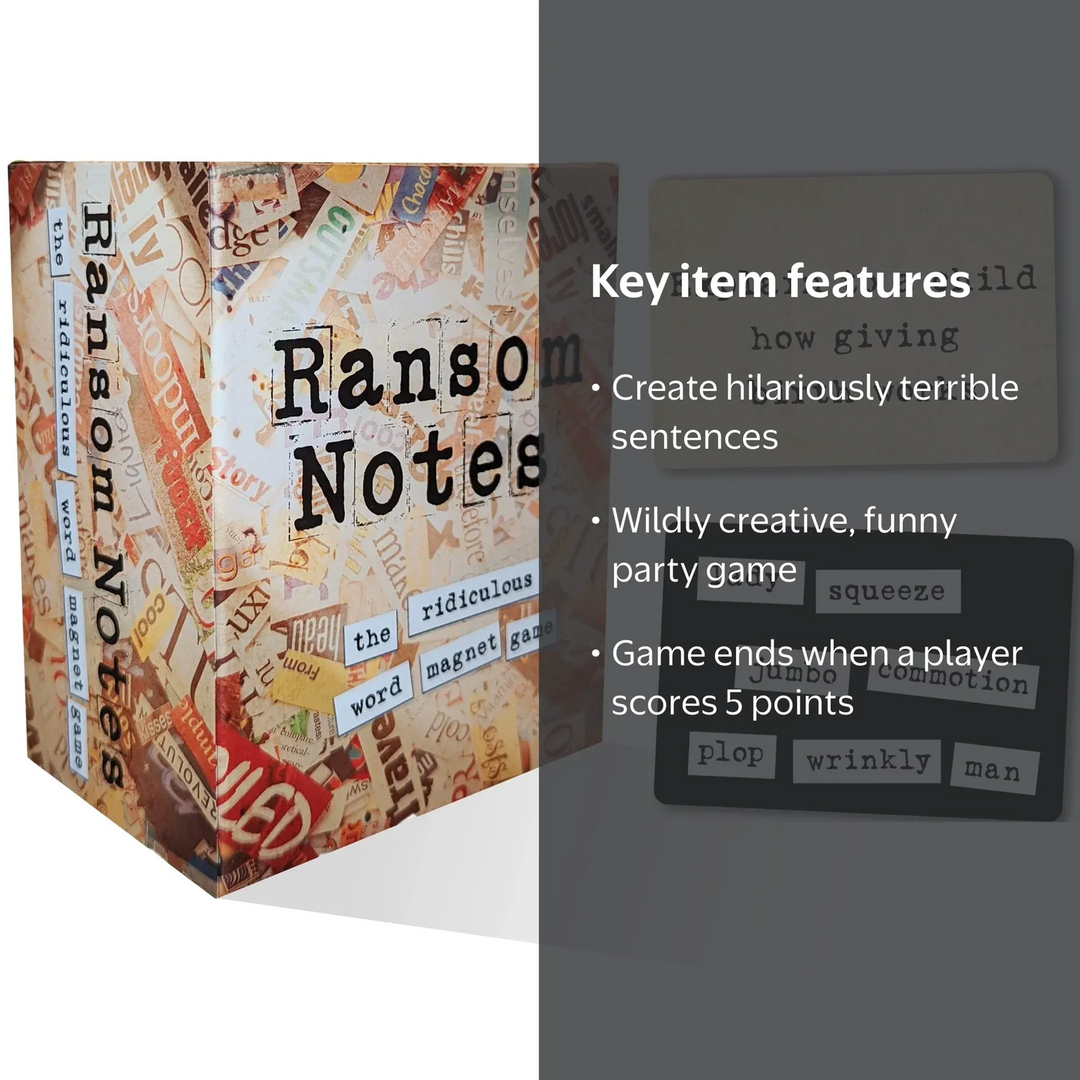 Ransom Notes Board Game