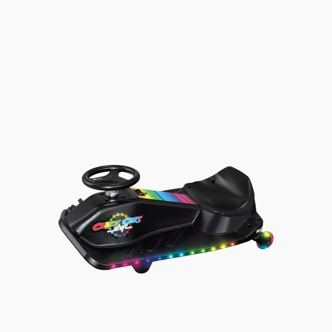 Razor Electric Vehicle For Drifting Crazy Cart Shift Lightshow - HUNA