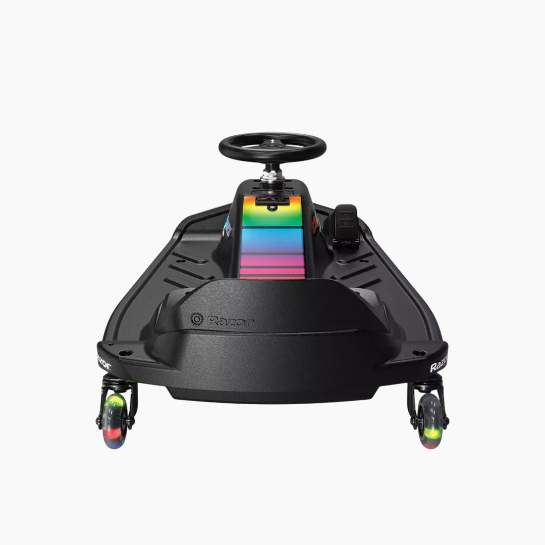 Razor Electric Vehicle For Drifting Crazy Cart Shift Lightshow - HUNA