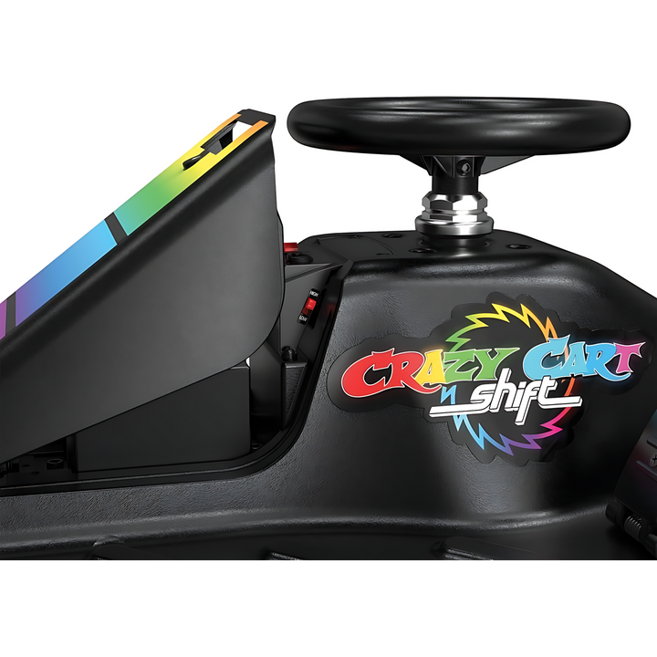 Razor Electric Vehicle For Drifting Crazy Cart Shift Lightshow - HUNA