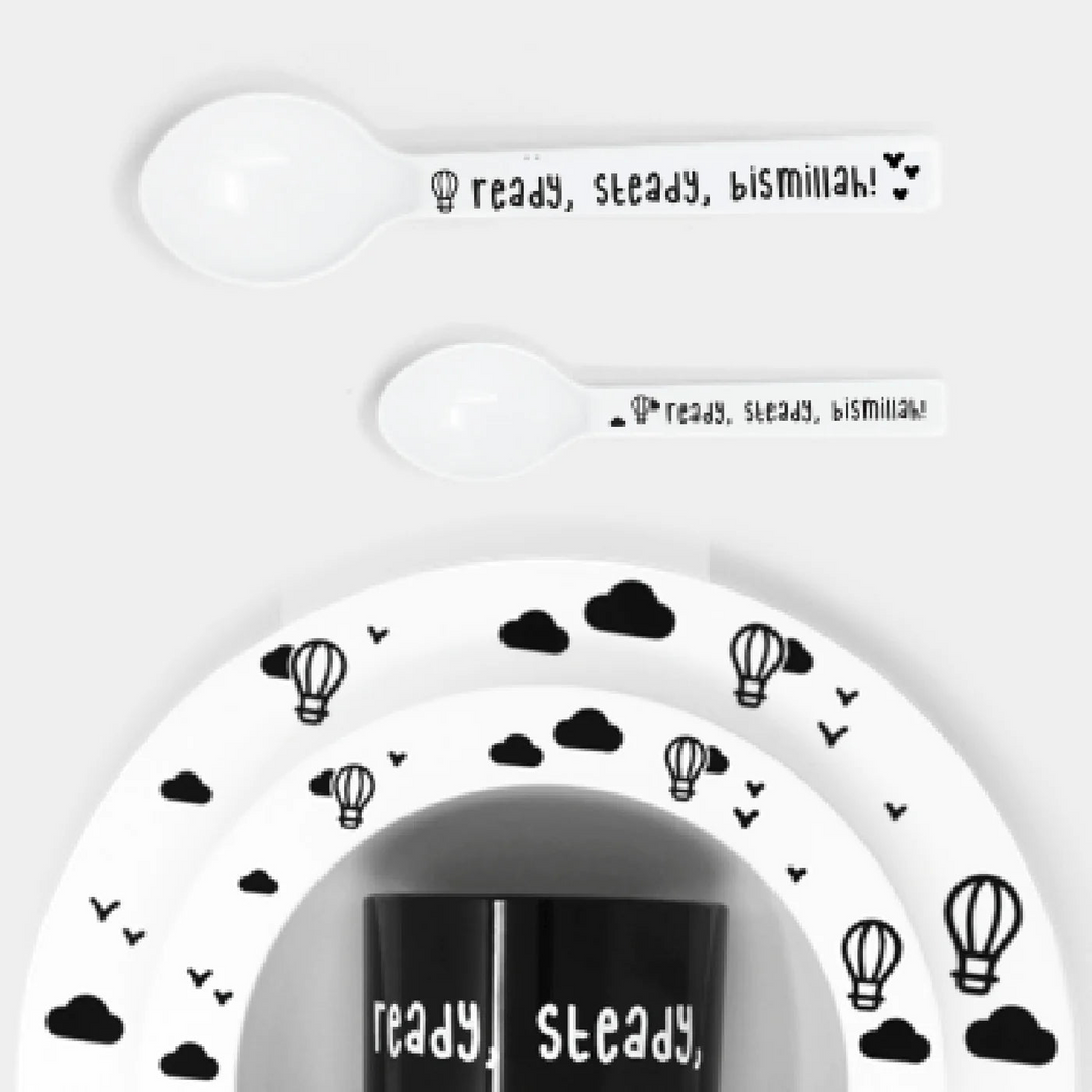 Lila + Tiny Ready Steady Bism-Allah Cutlery