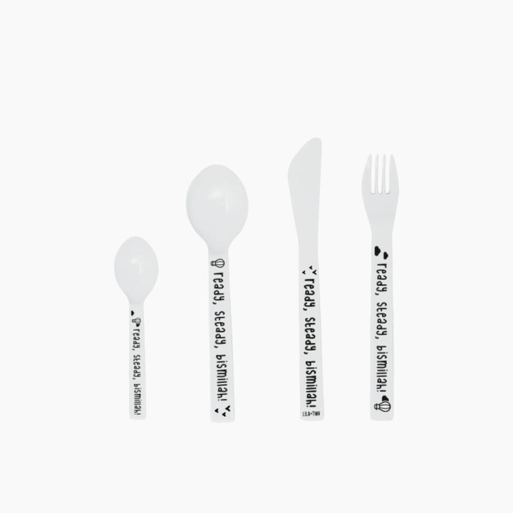 Lila + Tiny Ready Steady Bism-Allah Cutlery