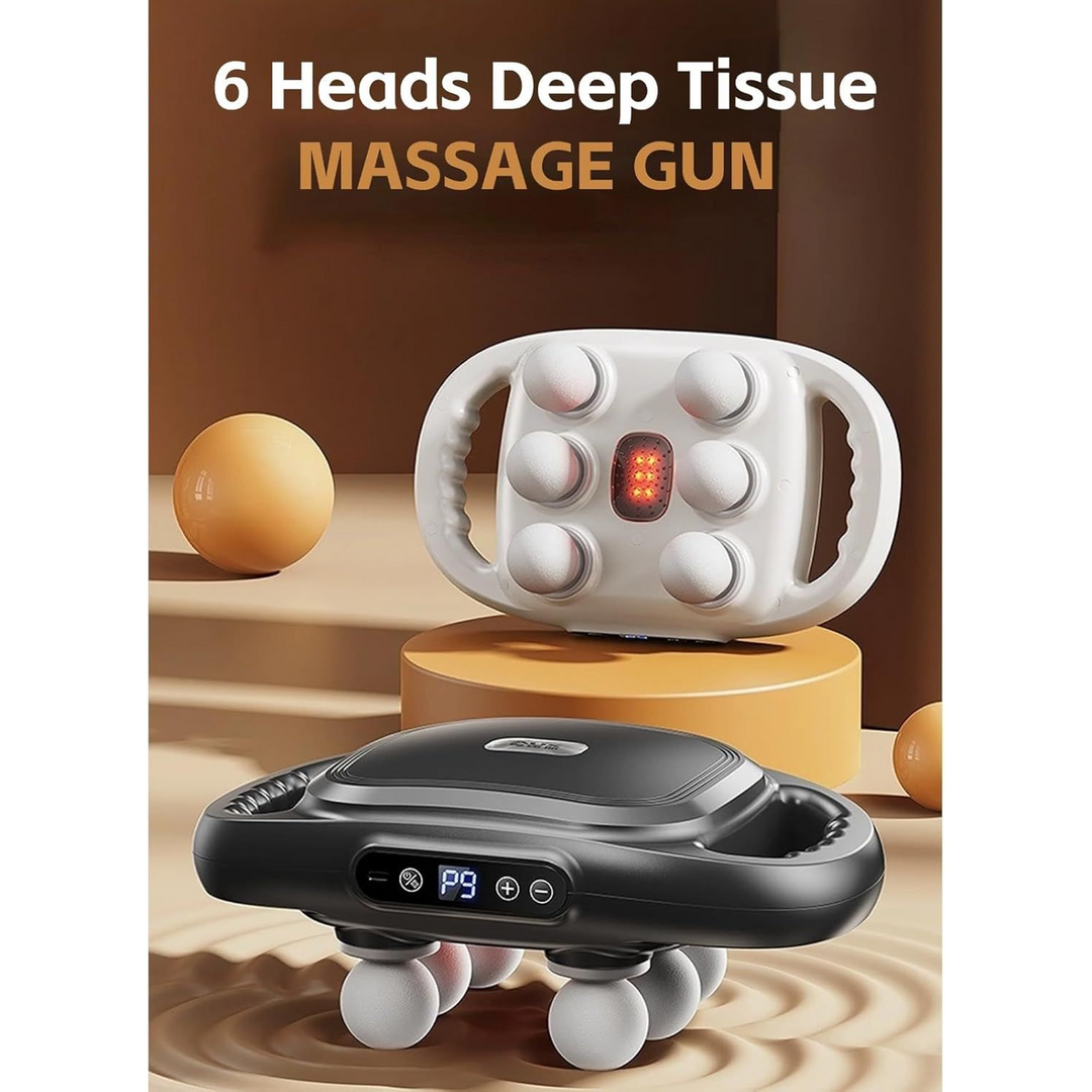 Diyeeni Rechargeable 6-Head Massager