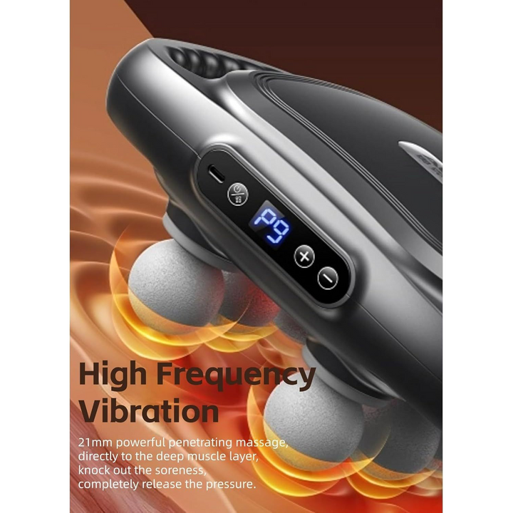 Diyeeni Rechargeable 6-Head Massager