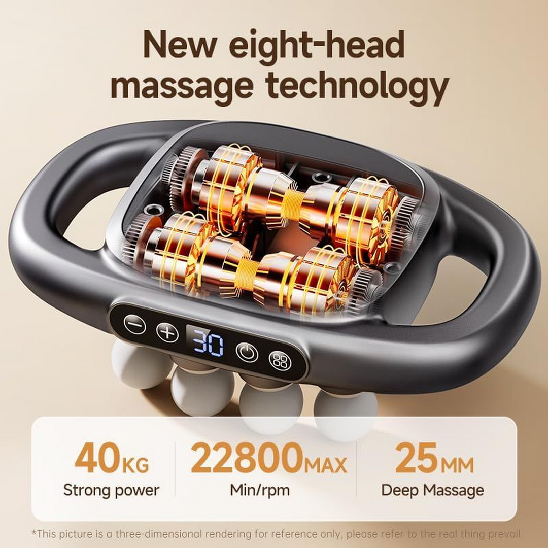 Generic Rechargeable 8-Head Massage Straightener