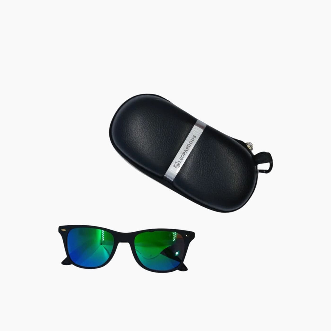 Leopardous Rectangular Sunglasses