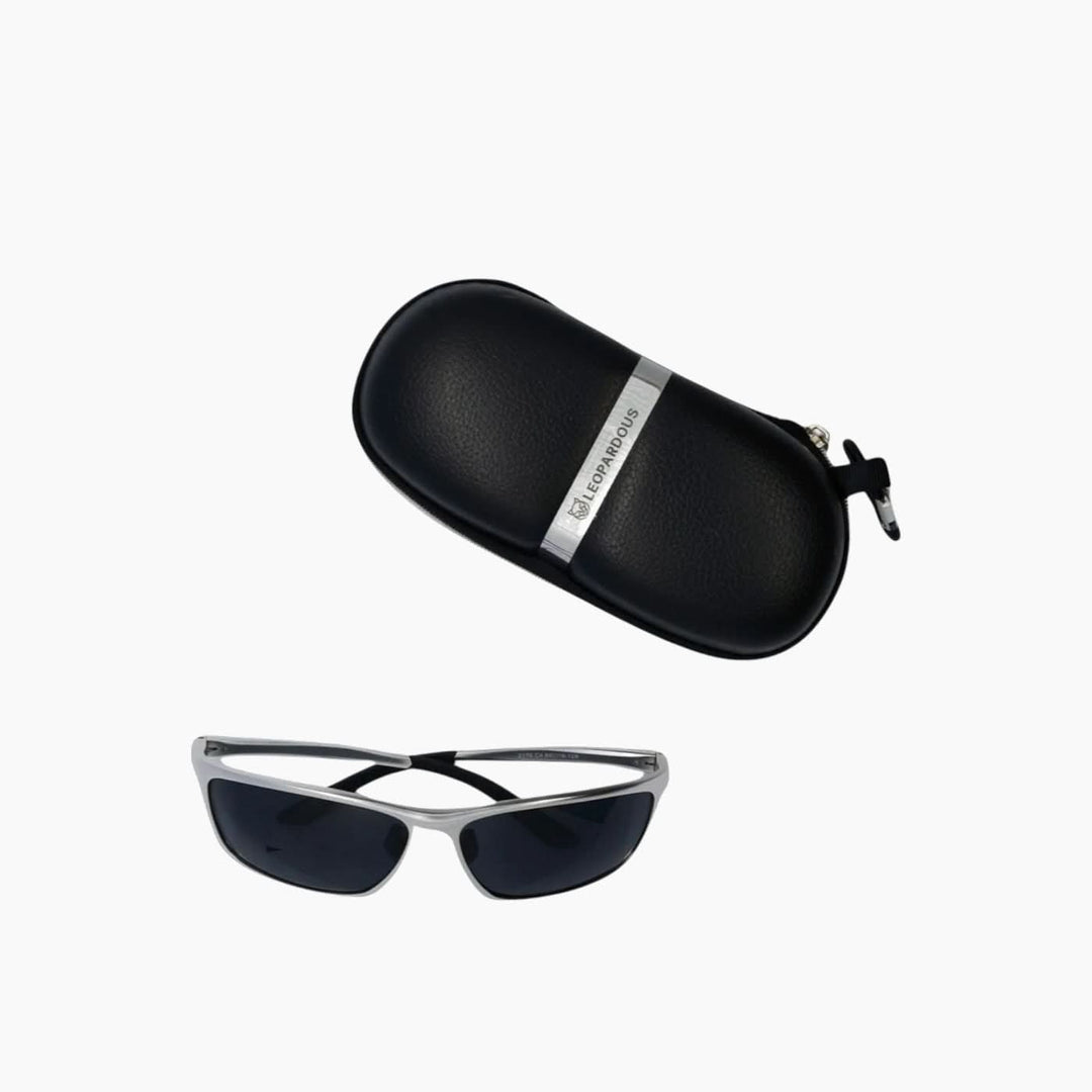 Leopardous Rectangular Sunglasses