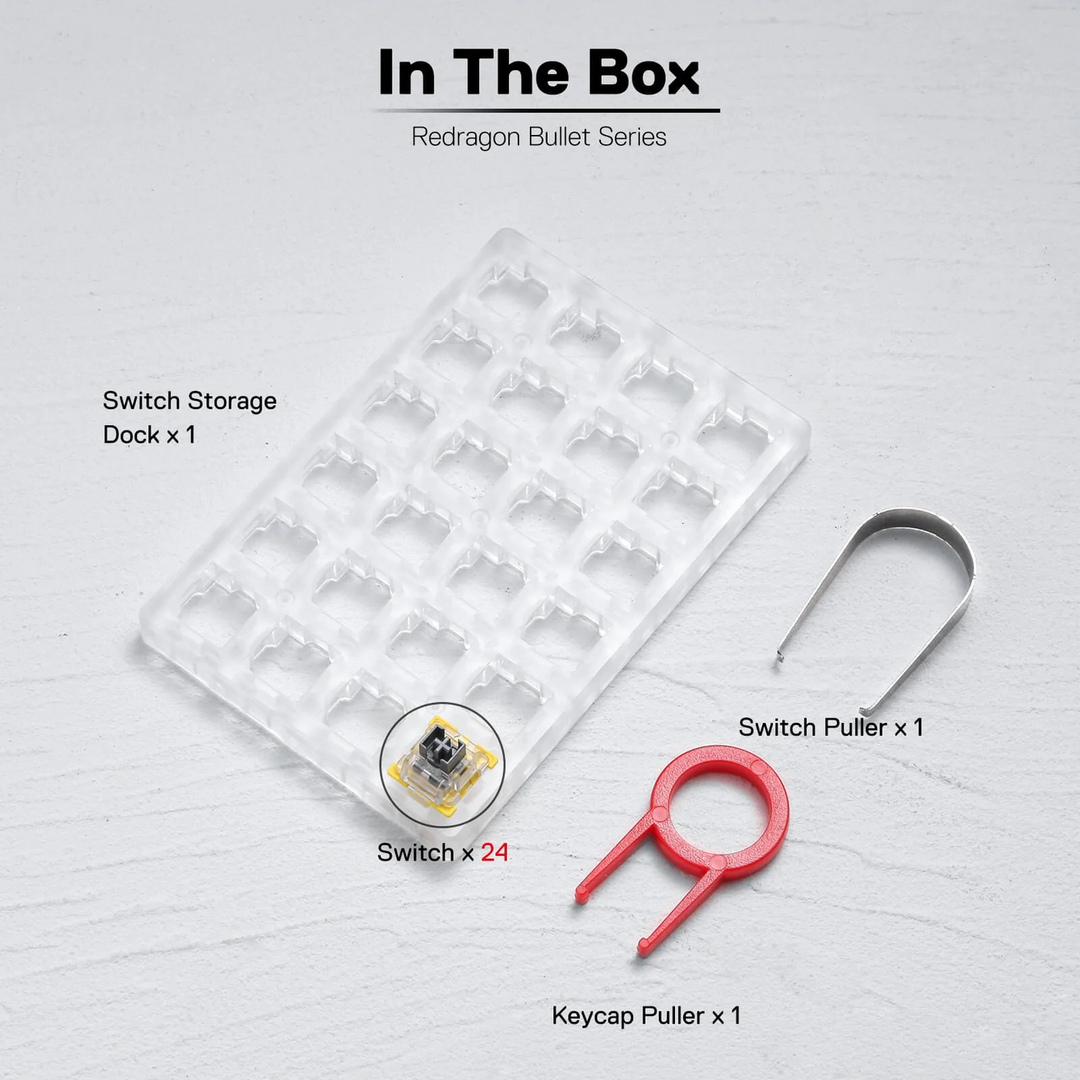 Redragon Bullet-S Switches (24-Pack)