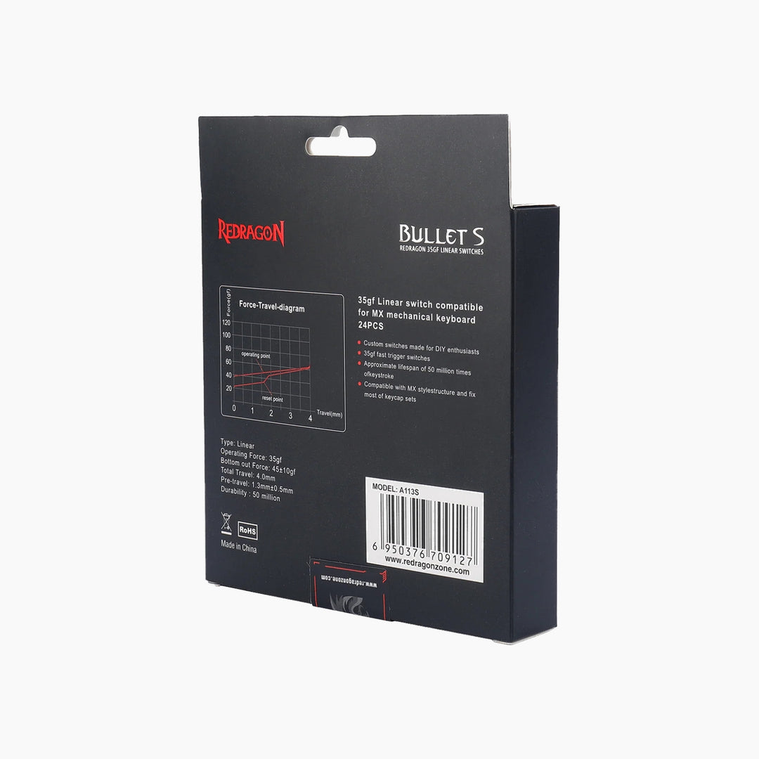 Redragon Bullet-S Switches (24-Pack)