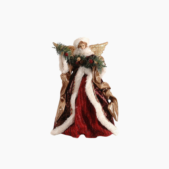 Generic Red/Gold Angel Tree Top