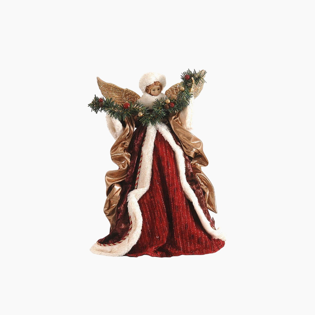 Generic Red/Gold Angel Tree Top 2