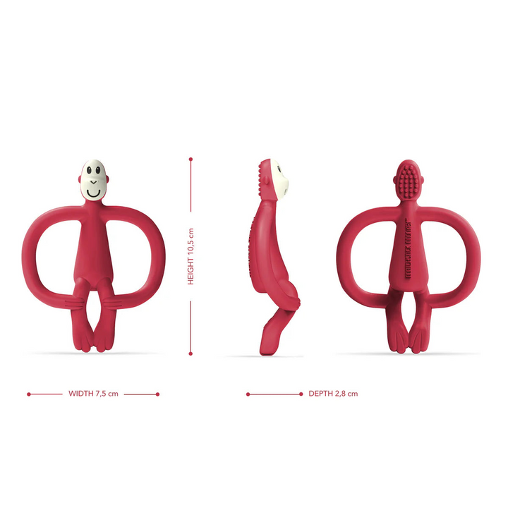 Matchstick Monkey Teether with BioCote® Antimicrobial Protection