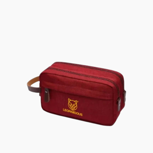 Leopardous Spacious Pouch