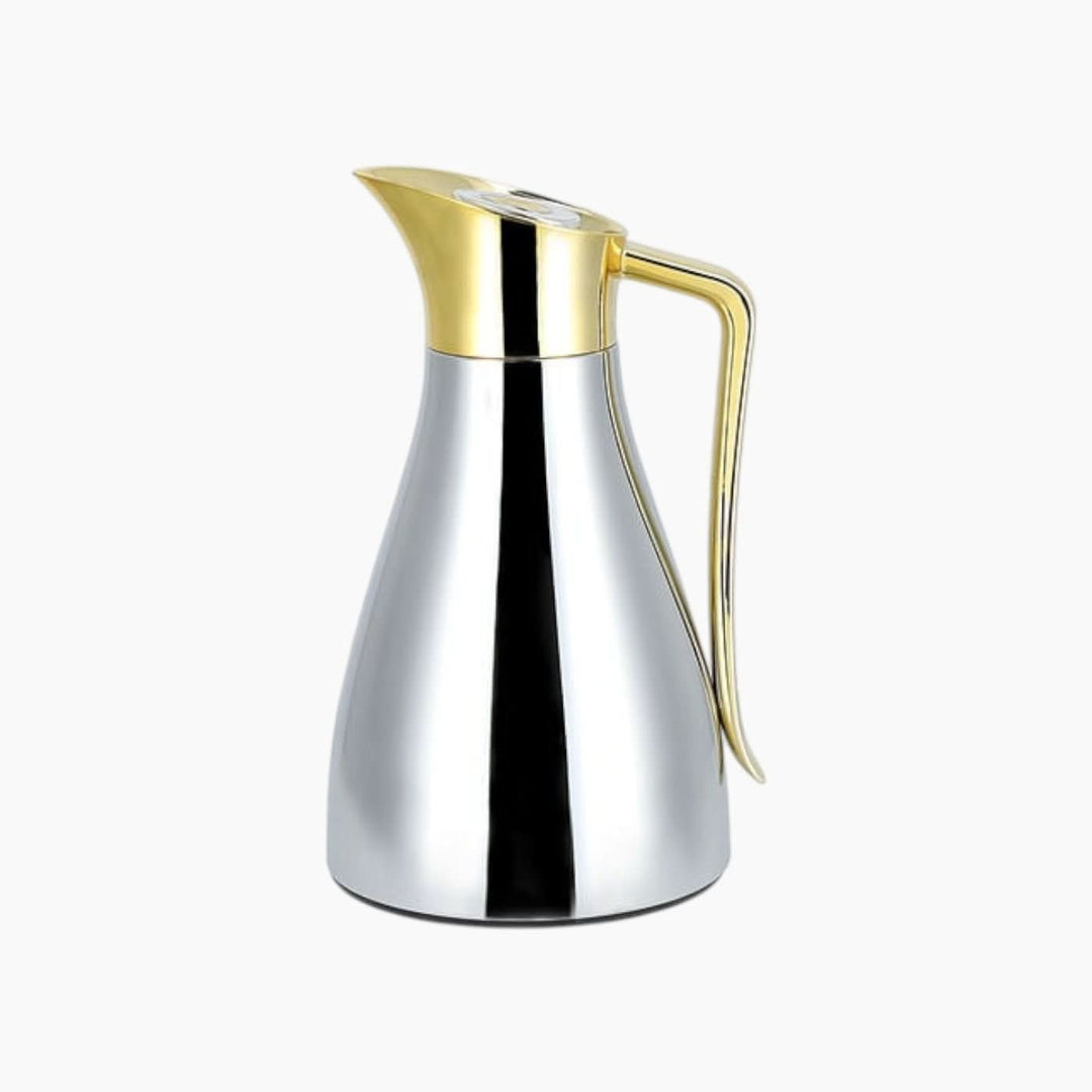 Regular Gold and Silver Flask