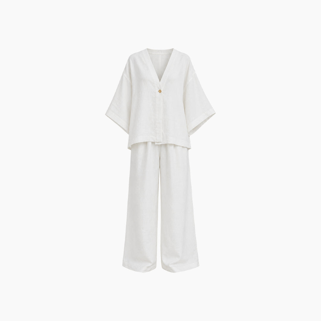 Relaxed Linen Co-Ord Set