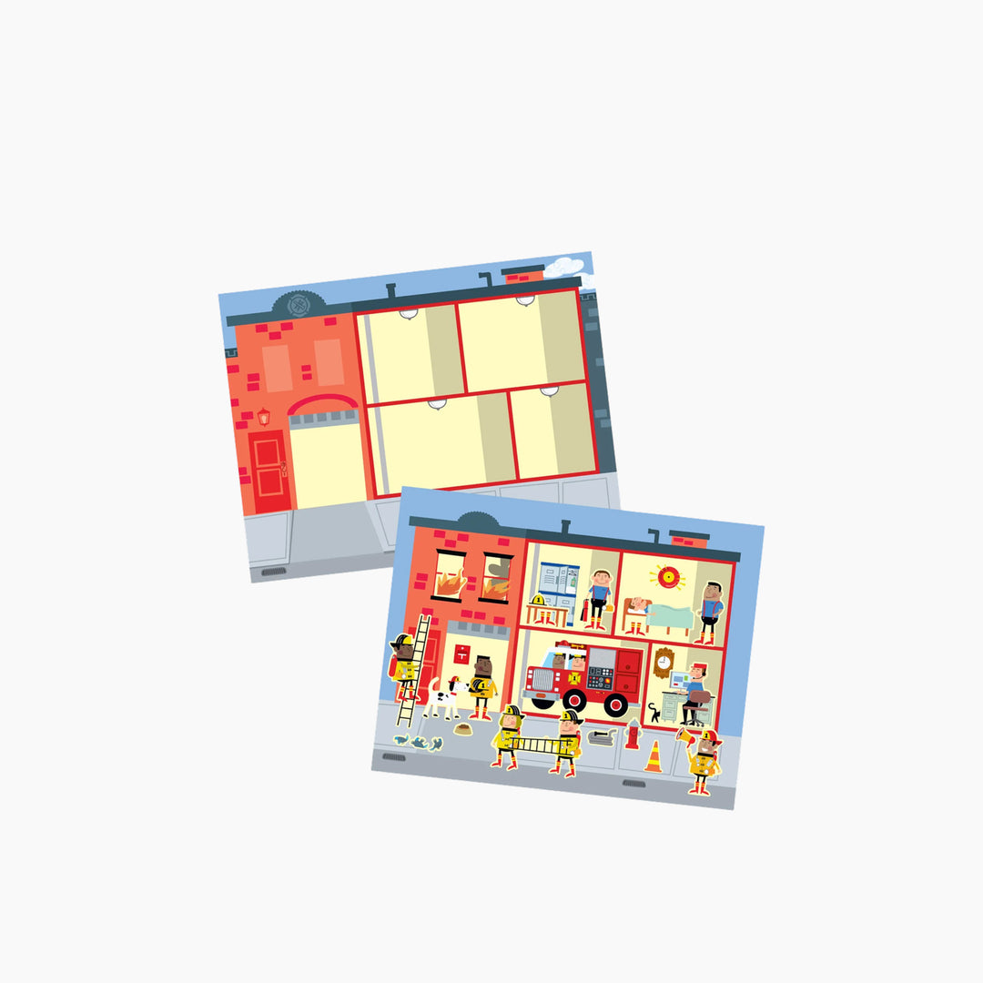 Melissa &amp; Doug Reusable Sticker Pad, My Town theme