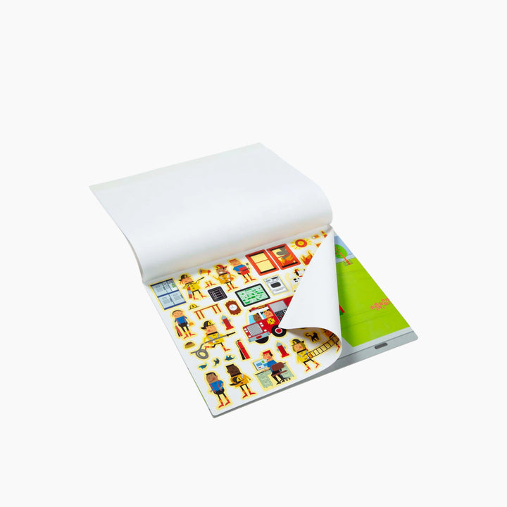 Melissa &amp; Doug Reusable Sticker Pad, My Town theme