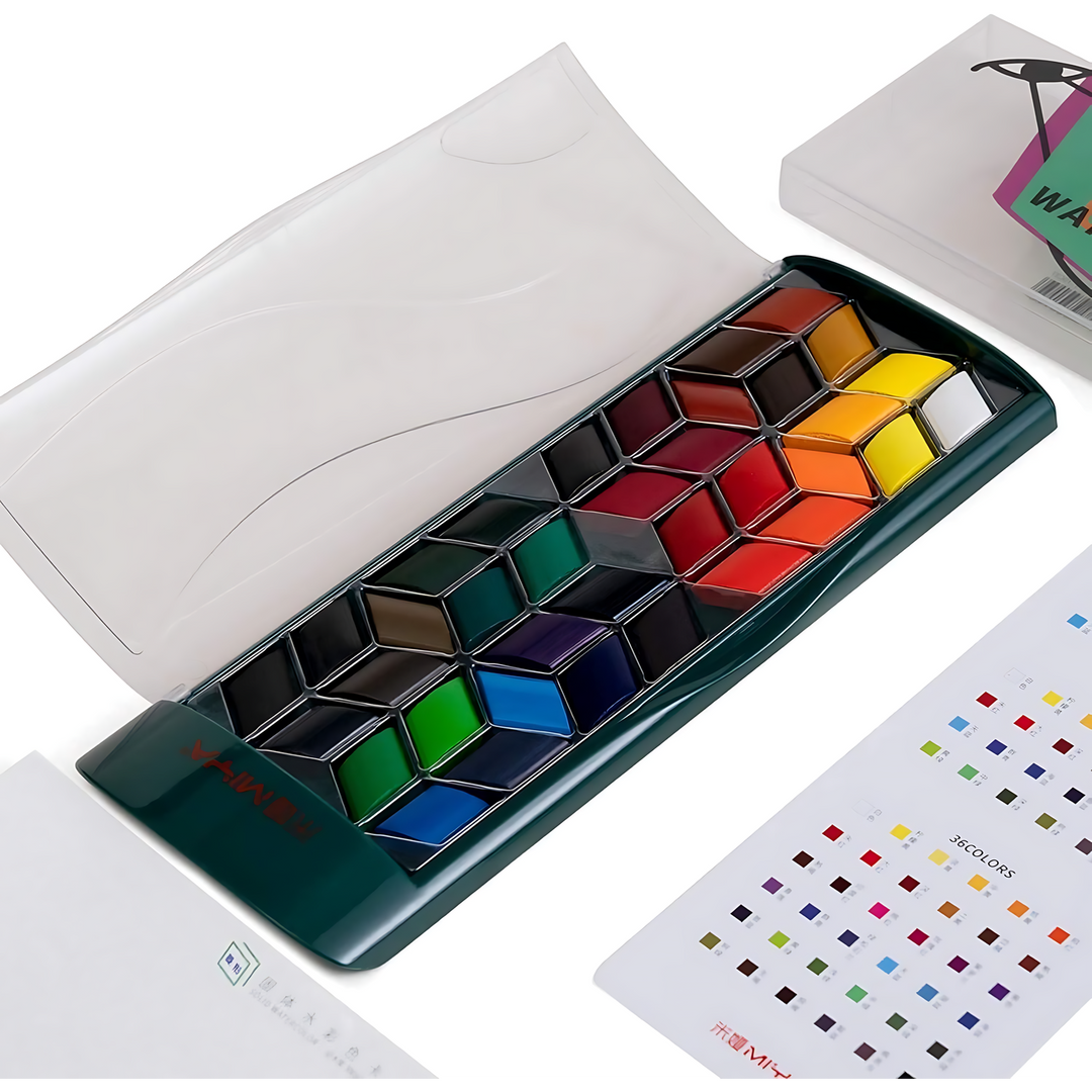 Miya Himi Rhombus Solid Watercolor Kit 24 Colors