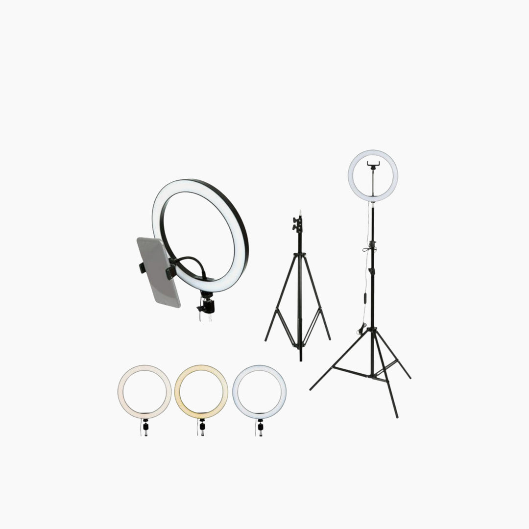 Ring light with tripod, 33cm ring size