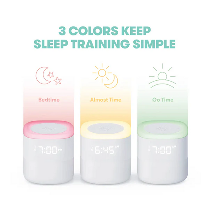 Frida Baby Rise Shine 3-In-1 Alarm Clock with sound machine, nightlight, and when-to-wake clock