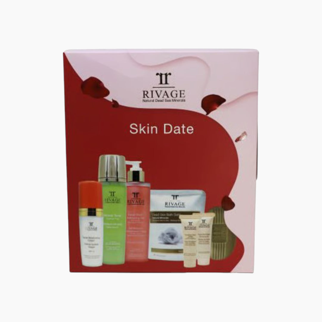 Rivage Skin Date Package Kit with mineral toner and cleansing gel