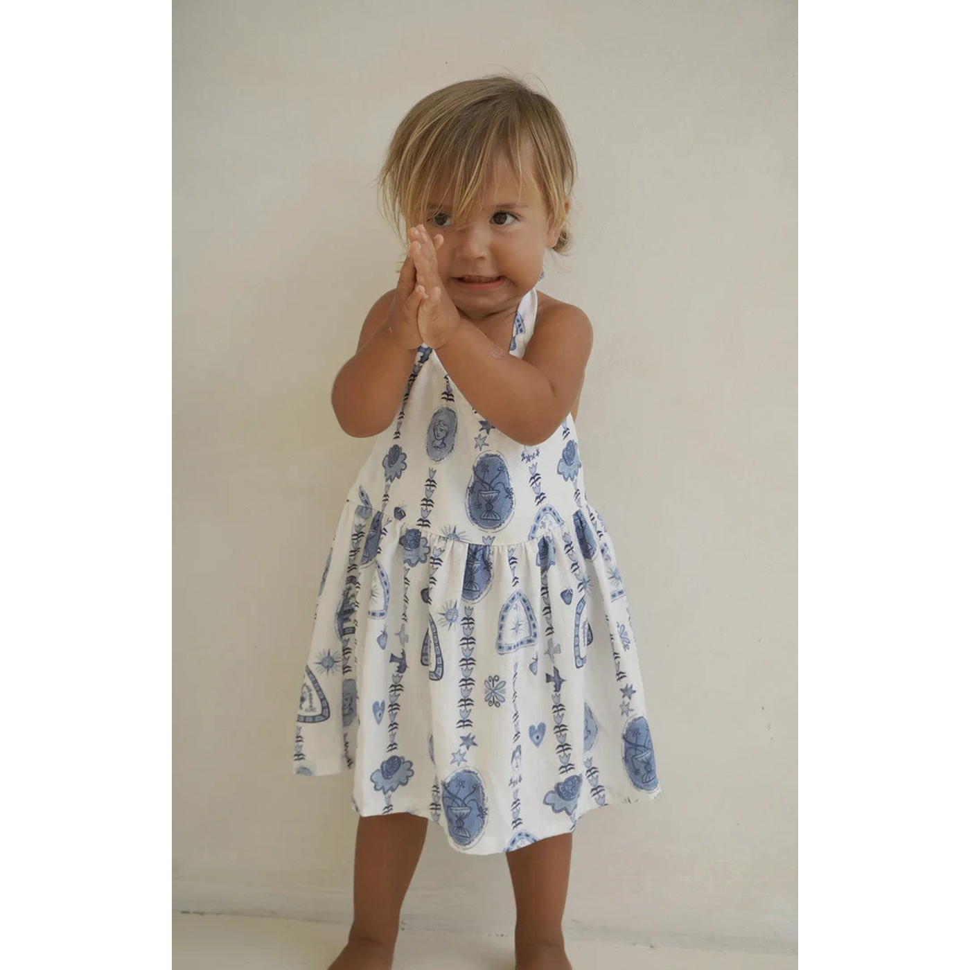 Bisou Petite ROMY DRESS - AZURE ISLA