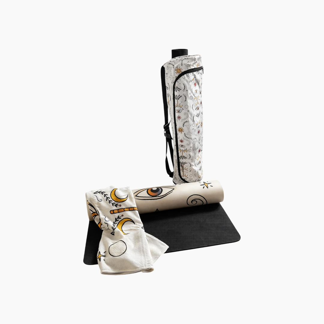 Uniart Rooted Yoga Kit - Yoga Mat, Bag &amp; Towel