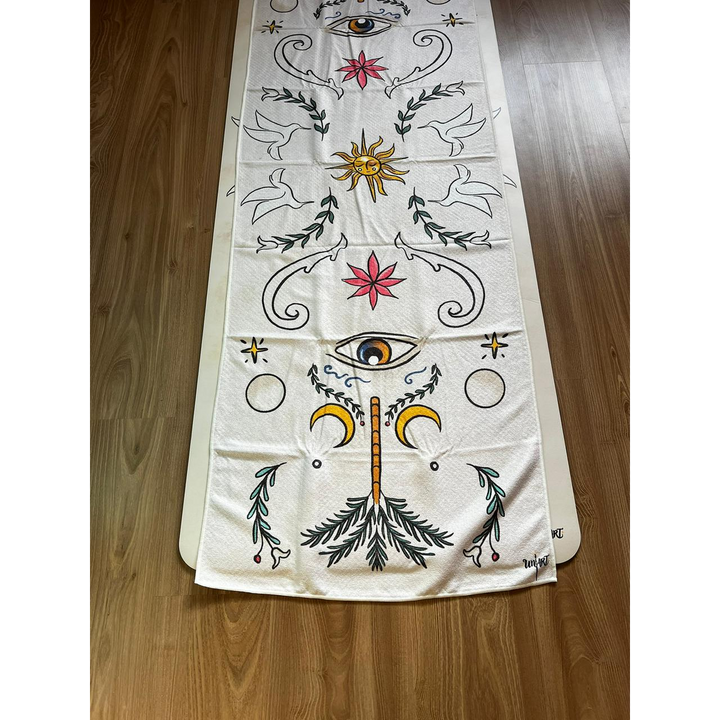 Uniart Rooted Yoga Towel - Quick-Dry Microfiber Yoga Towel