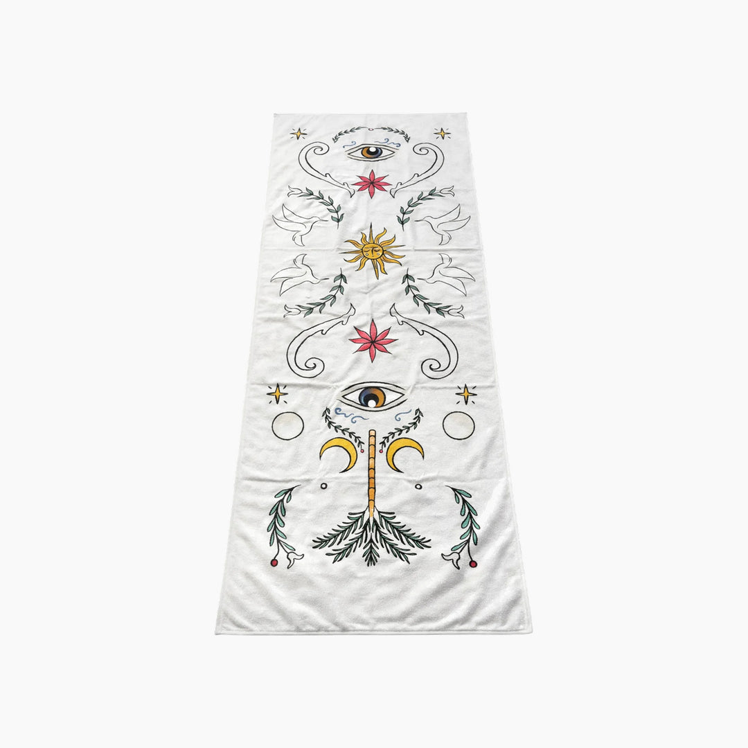 Uniart Rooted Yoga Towel - Quick-Dry Microfiber Yoga Towel
