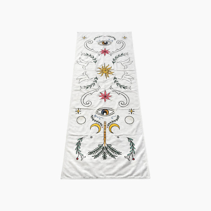 Uniart Rooted Yoga Towel - Quick-Dry Microfiber Yoga Towel