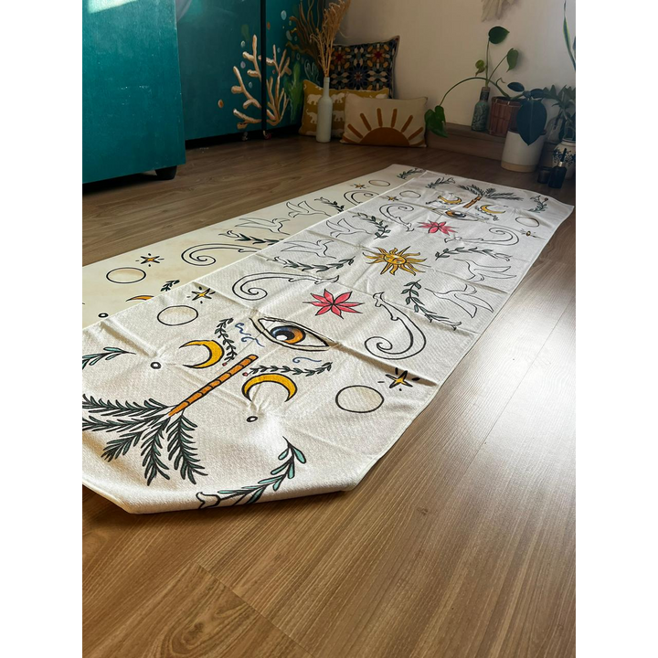 Uniart Rooted Yoga Towel - Quick-Dry Microfiber Yoga Towel