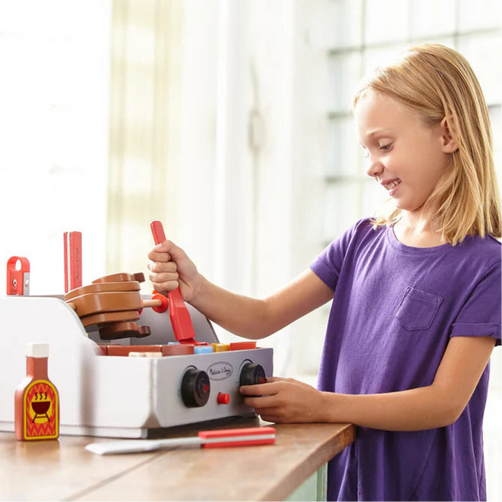 Melissa &amp; Doug Rotisserie &amp; Grill Barbecue Set