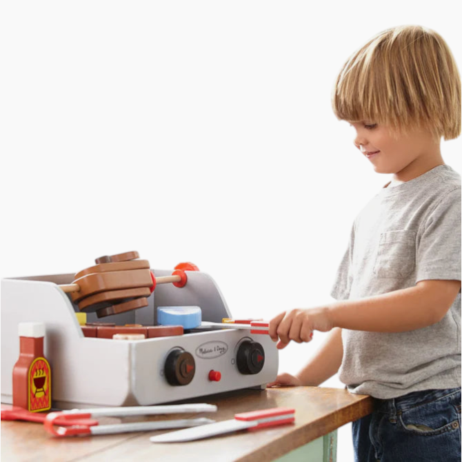 Melissa &amp; Doug Rotisserie &amp; Grill Barbecue Set