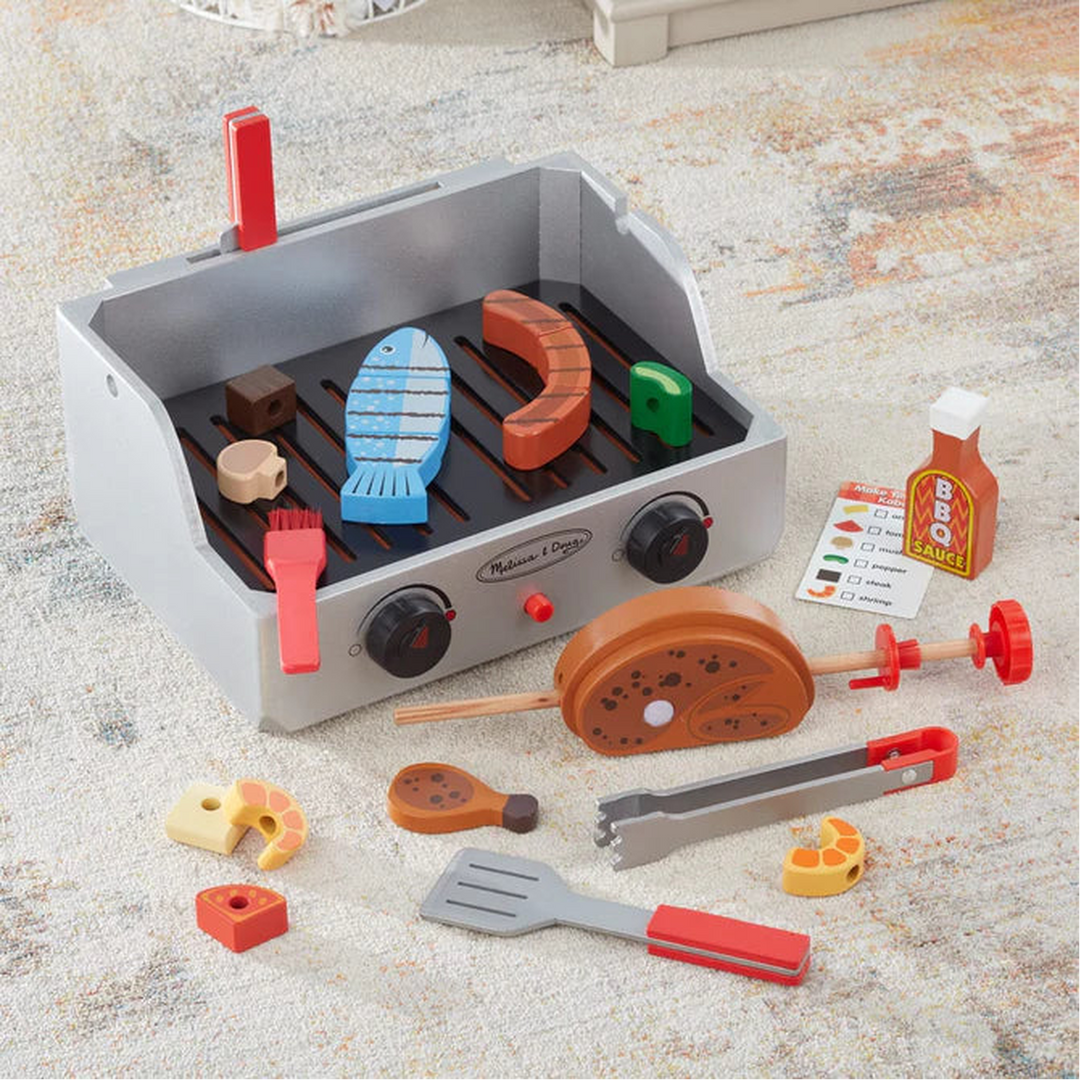 Melissa &amp; Doug Rotisserie &amp; Grill Barbecue Set