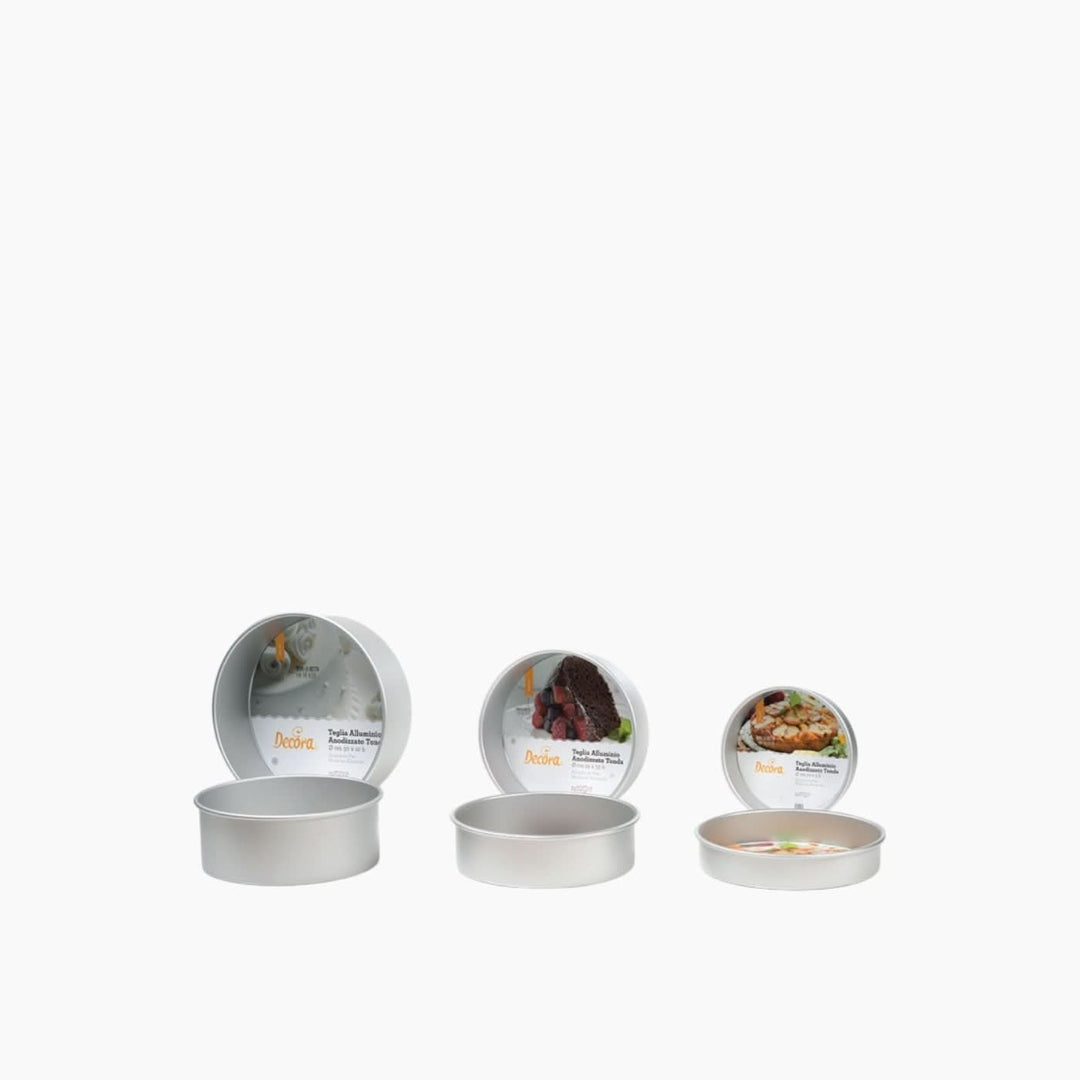 Decora Round Professional Anodized Aluminum Baking Pan