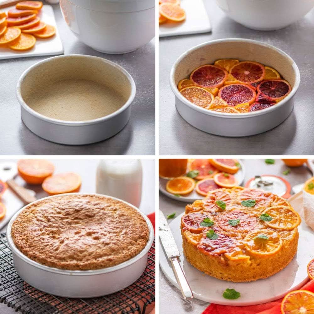 Decora Round Professional Anodized Aluminum Baking Pan