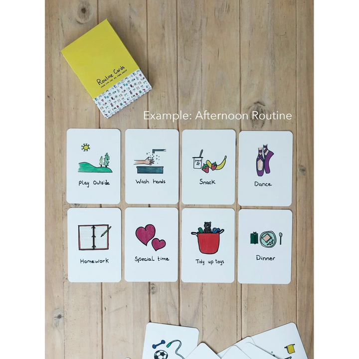 Mkandm By Mira Khleif set of 31 routine cards for children