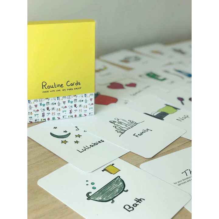 Mkandm By Mira Khleif set of 31 routine flashcards