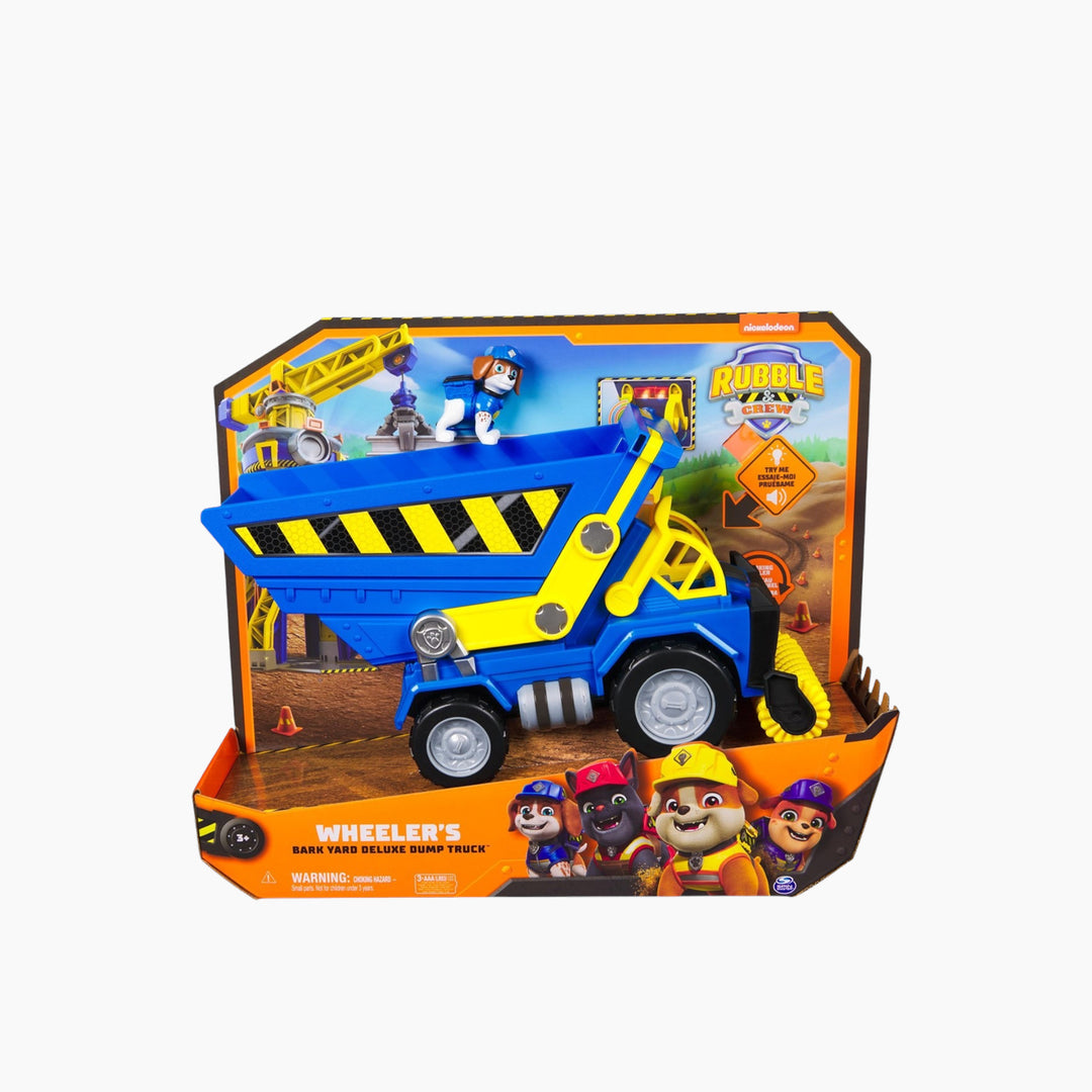 Spin Master Rubble &amp; Crew Toy Vehicle Deluxe Wheeler Dump Truck - 37.8 X 12.8 X 21 Cm