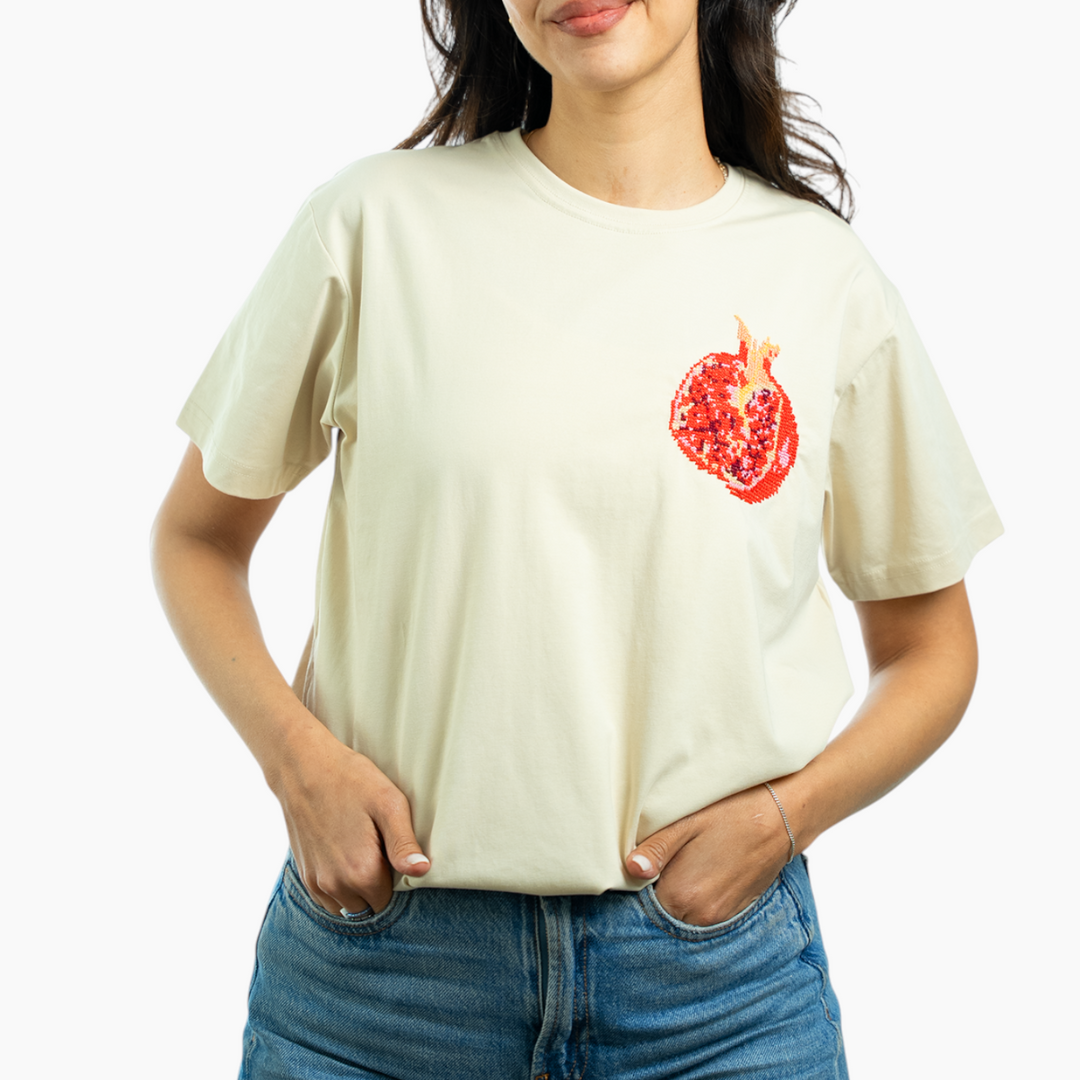 Rumman Beige T-Shirt