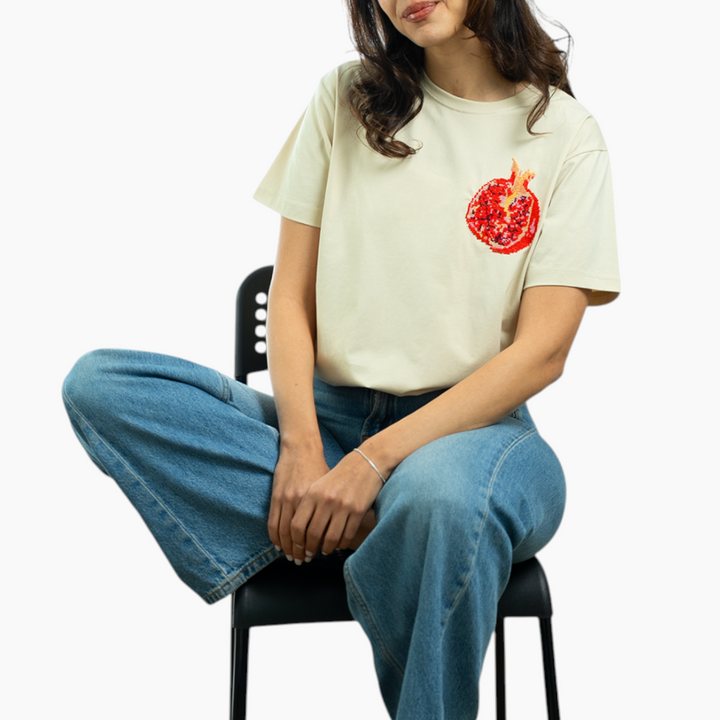 Rumman Beige T-Shirt