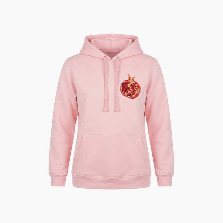 Rumman Hoodie (Pomegranate) - HUNA
