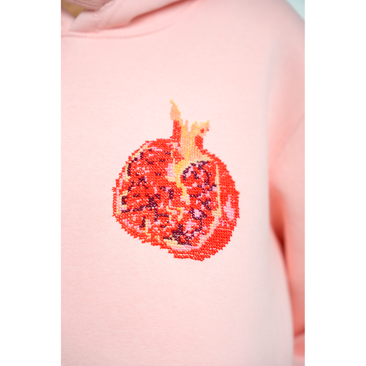 Rumman Hoodie (Pomegranate) - HUNA