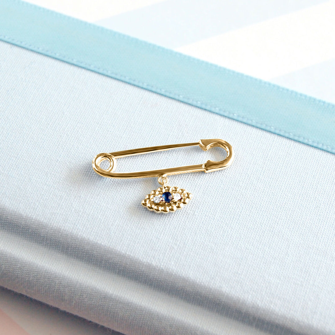 Evil Eye Baby Pin