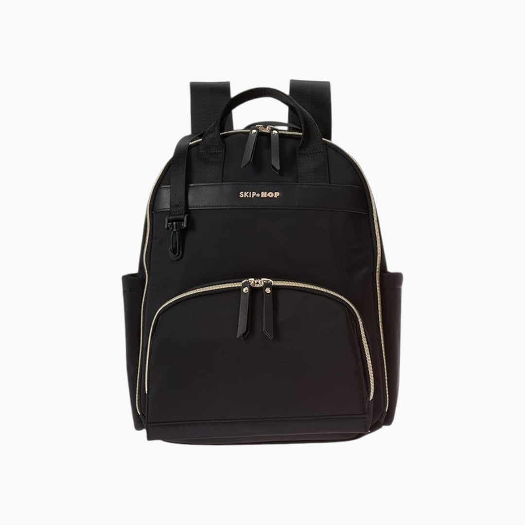 Skip Hop Envi Luxe black diaper backpack