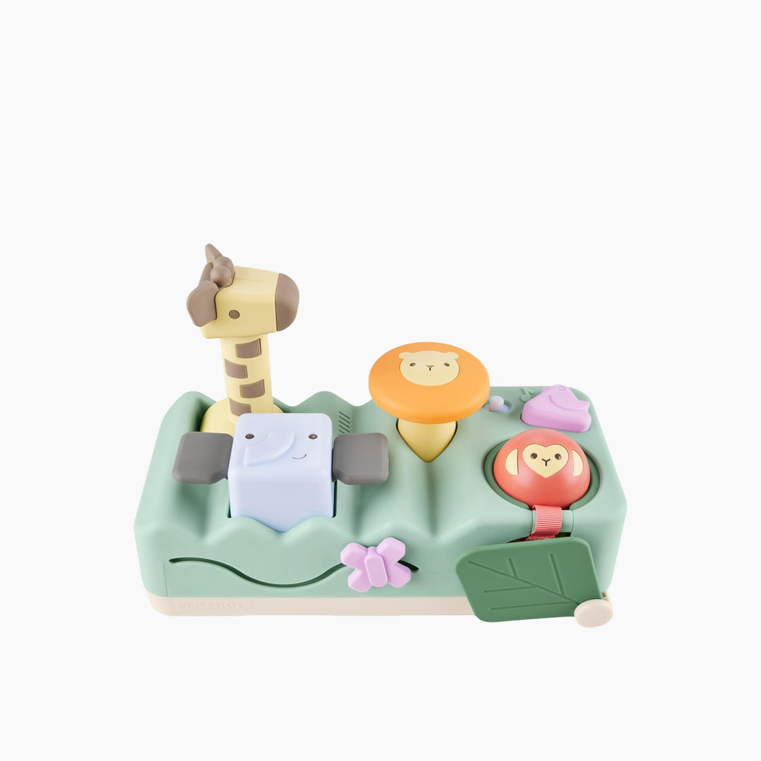 Skip Hop Musical Pounding Bench with colorful pegs and mallet