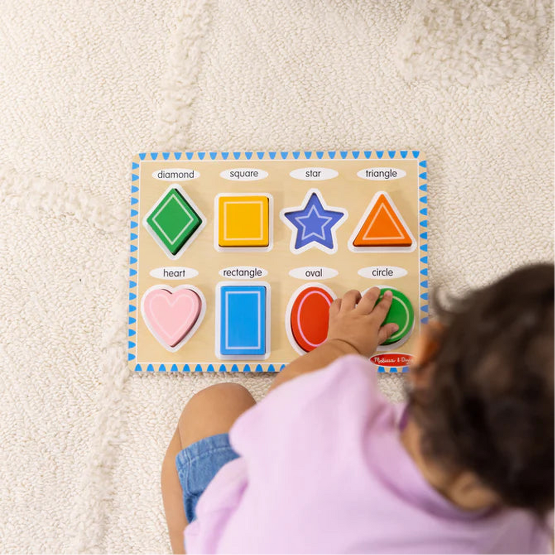 Melissa &amp; Doug Shapes Chunky Puzzle